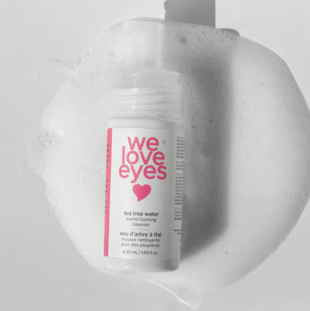 WE LOVE EYES Tea Tree Water Eyelid Foaming Cleanser