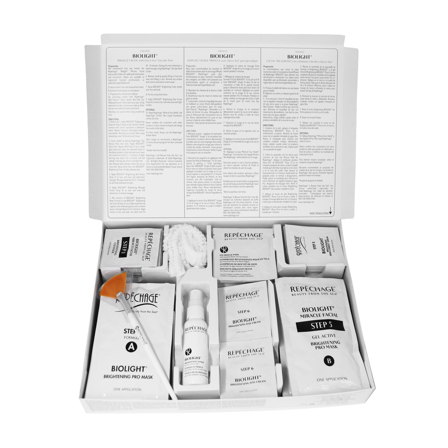 REPÊCHAGE BIOLIGHT PROFESSIONAL MIRACLE FACIAL KIT (5 TREATMENTS)