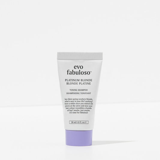 eVO fabuloso PLATINUM BLONDE BLONDE PLATINE TONING SHAMPOO 30ml tube