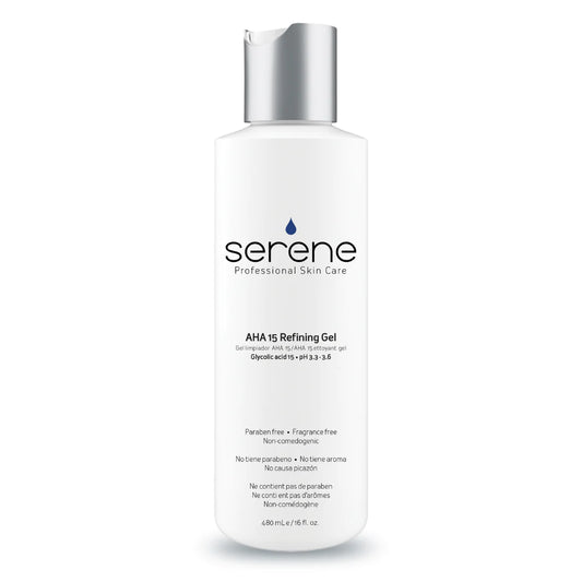 serene AHA 15 Refining Gel 480ml bottle