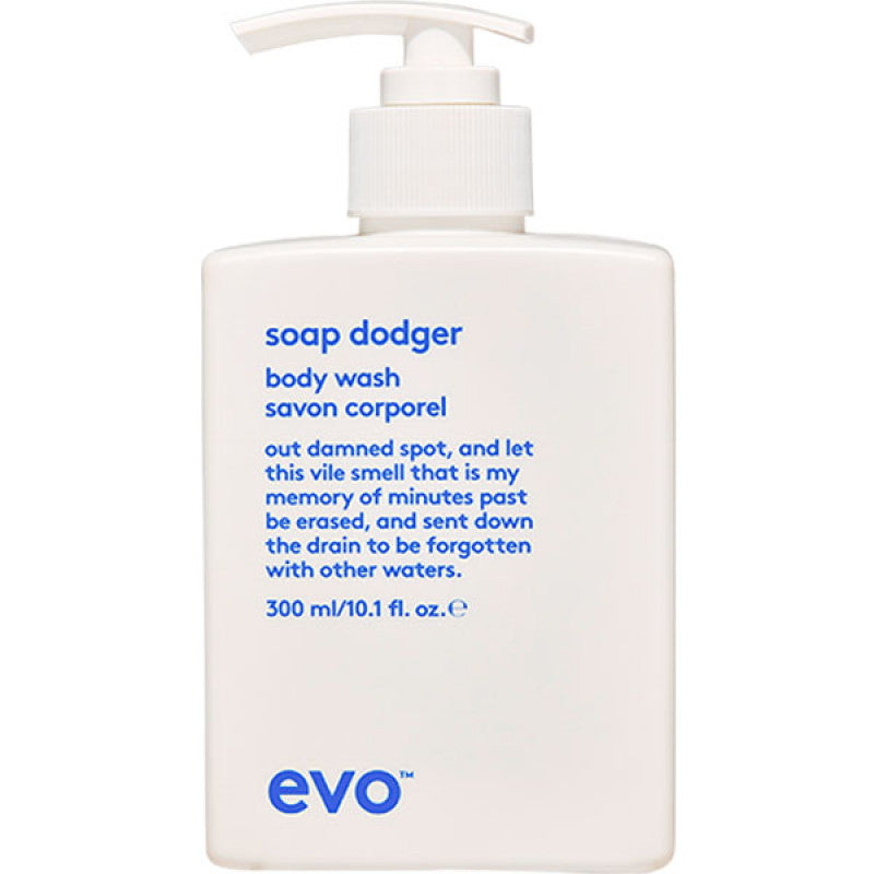 evo soap dodger body wash 300ml bottle