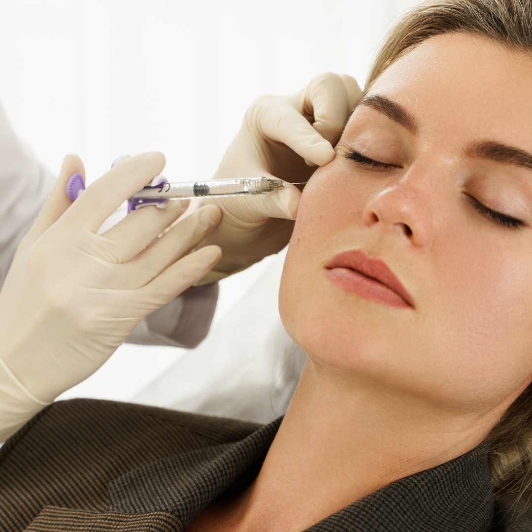 shea kellar cheek filler botox woman having cheek filler botox treatment