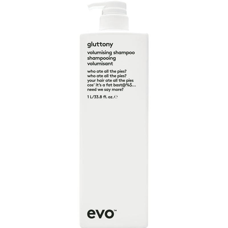 evo gluttony volumising shampoo 1L bottle