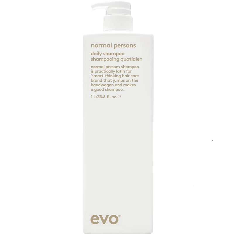 evo normal persons daily shampoo 1L bottle