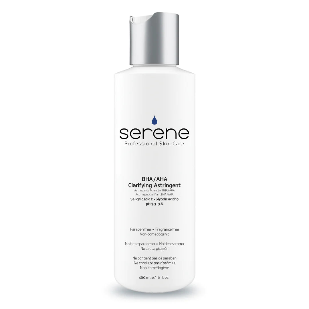 serene BHA/AHA Clarifying Astringent bottle