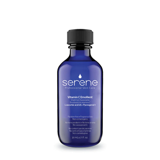 serene Vitamin C emollient Serum 30ml bottle